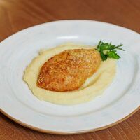 Котлета из цыплёнка с картофельным пюре в Пряный Тимьян