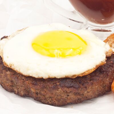 Бифштекс с яйцом в Hot-Pizza по цене 395 ₽