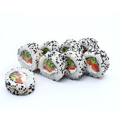 Ролл Филадельфия в кунжуте в Баба роллс по цене 299 ₽