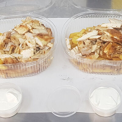 Картошка бокс с курицей в Шаверма 24 RUS KEBAB по цене 399 ₽