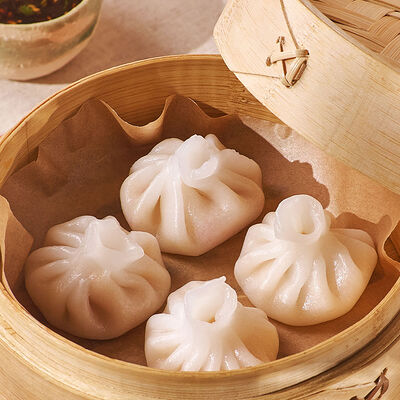 Дим-самы с лососем и креветкой в Тануки по цене 520 ₽