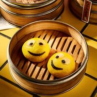 Паровые булочки Бао с манго в Bao