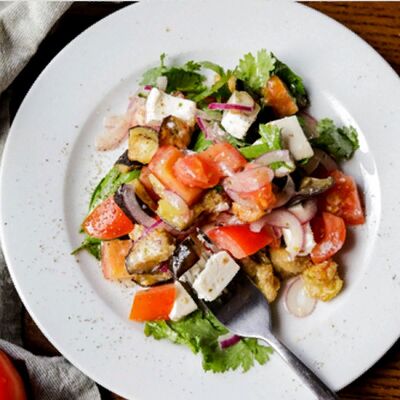 Салат с печёным баклажаном в Хинкальня по цене 18 р.