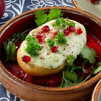 Печеная картошечка в мундире с сулугуни в Люля любя