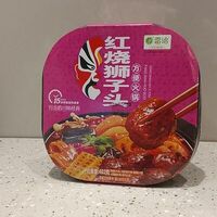 Саморазогревающаяся лапша Lei qia фрикадельками из курицы в соевом соусе острая в Kongfu