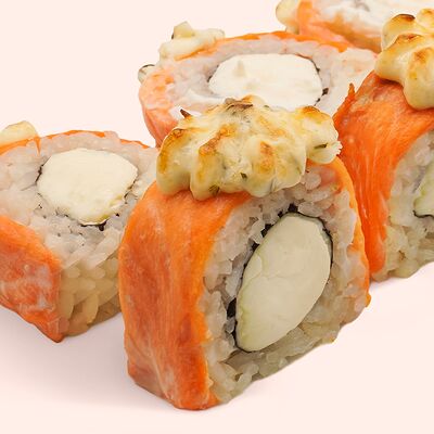 Ролл Филадельфия запеченная в Суши-Box по цене 715 ₽