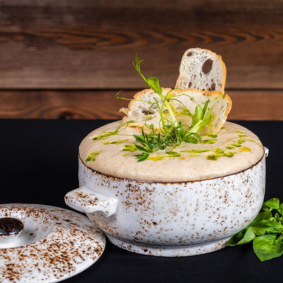 Крем-суп капучино из лесных грибов в Маск по цене 900 ₽