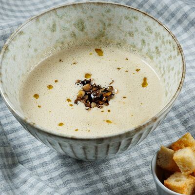 Крем-суп из белых грибов в Al dente по цене 520 ₽