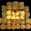 Теплый сет Фиш-ка с запеченными и темпурными роллами в Sushiko по цене 2500