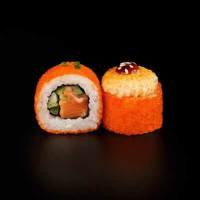 Запечённая Калифорния с лососем в Тайхаку по цене 675 ₽