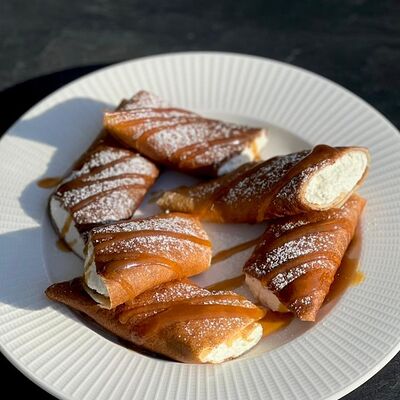 Блинчики по-домашнему с творогом в Berberry & ptichka по цене 750 ₽