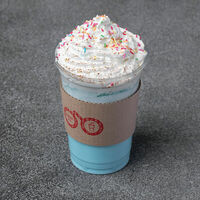 Голубое латте в Velocoffee