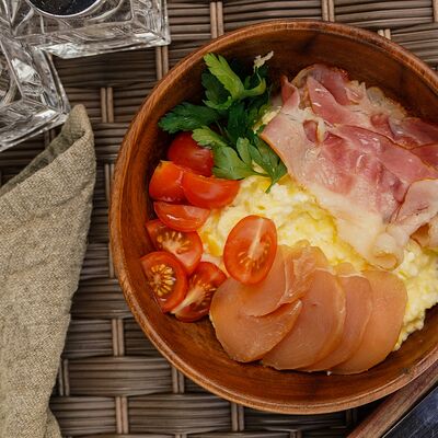 Скрембл с беконом в Рановский Рест по цене 440 ₽