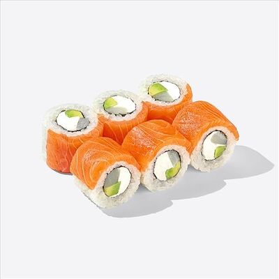 Филадельфия с гребешком в Много лосося по цене 860 ₽