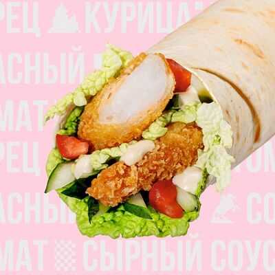 Мини-шаверма с креветками в VЛАVАШЕ по цене 439 ₽