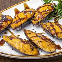 Запеченные мидии в Smokery