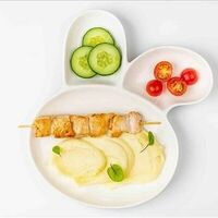 Картофельное пюре с шашлычком в Здрасте