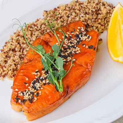 Стейк из лосося в Гостиная по цене 1400 ₽