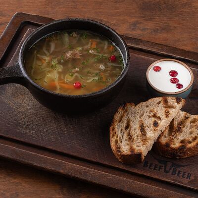 Суточные щи в Beef & Beer по цене 18 р.