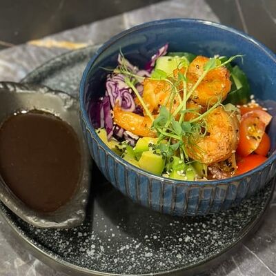 Боул с креветками в BRCAFE по цене 580 ₽