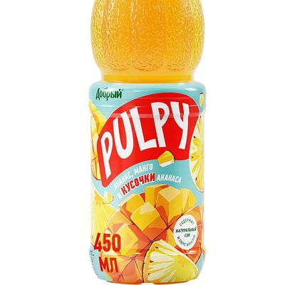 Напиток Pulpy Манго и кусочки ананасав Кайзер Кофе по цене 229 ₽