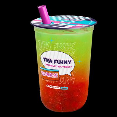 Чай фруктовый Ананас-киви с кусочками зеленое яблоко S в Tea Funny по цене 364 ₽