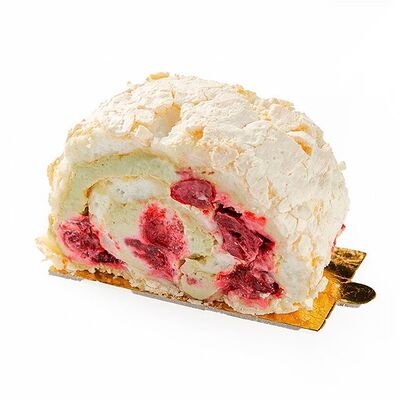 Рулет меренговый с вишней и фисташкой в 7:35 Заря & KitaEast по цене 410 ₽