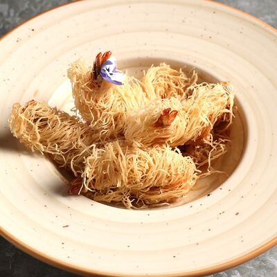 Креветки в тесте катаифи в Мускат по цене 795 ₽