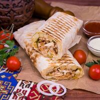 Шаурма плюс с курицей в Дурум