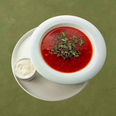 Борщ домашний в Шашлычара по цене 450 ₽