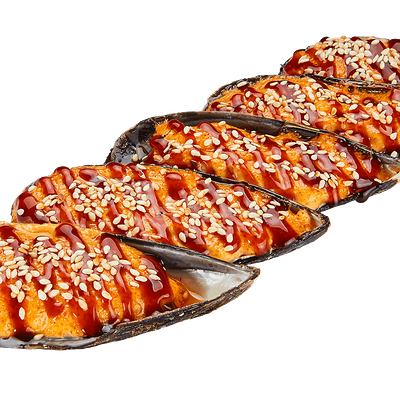 Мидии под спайси соусом в NinjaFood по цене 467 ₽