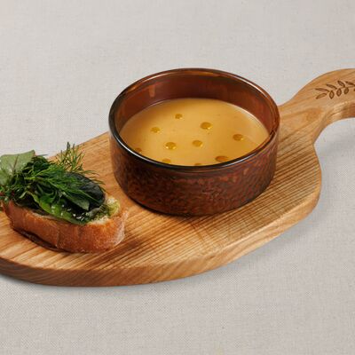 Тыквенный крем-суп на сливках в Мука и Фартук по цене 360 ₽