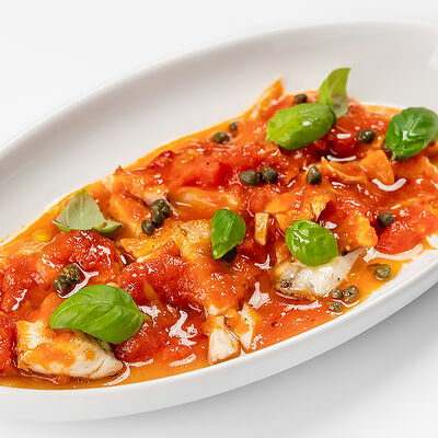 Сибас с соусом Арабьята в Castor'ka по цене 1700 ₽