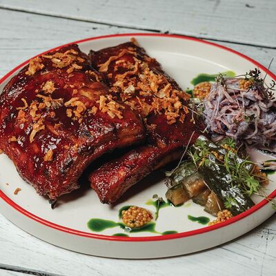 Свиные ребра в Овертайм по цене 890 ₽