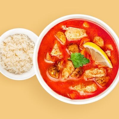 Суп Том Ям курица яндекс в Фьюжн экспресс по цене 399 ₽