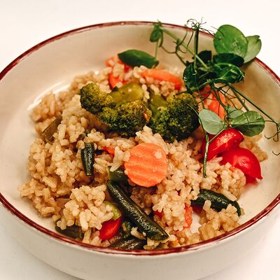 Рис с овощами в Клевая блиновая по цене 185 ₽