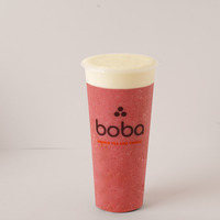 Смузи Малиновый L с сырной пенкой в Boba Tea