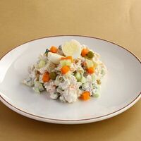 Салат Оливье в BBQ Beer Restaurant