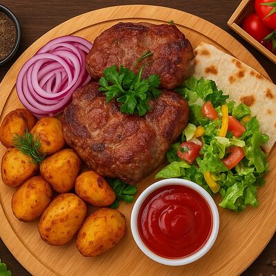 Комбо-обед с карбонадом в Мангал хаус по цене 690 ₽