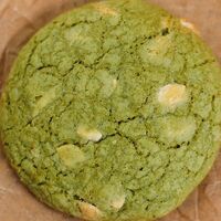 Зеленый кукис с матчей и белым шоколадом в Caffeshop