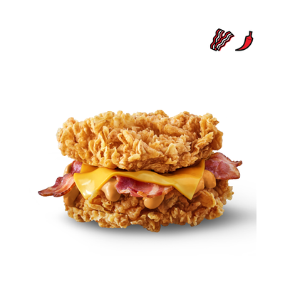 Дабл чикен острый в ROSTIC'S по цене 329 ₽