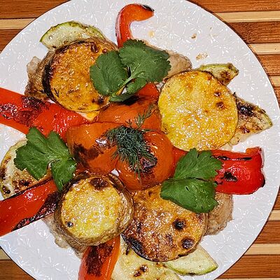 Овощи на мангале ассорти в Узбекский Ресторанчик по цене 400 ₽