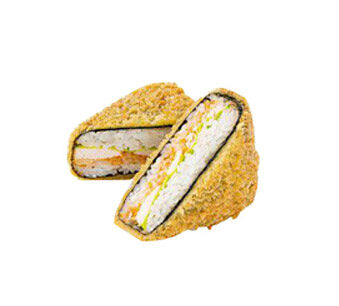 Онигири темпура с лососем в Shiitake по цене 385 ₽