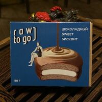 Raw to go Шоколадный sweet бисквит в Чайная история