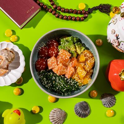 Поке с лососем в Сушки на макушке по цене 1070