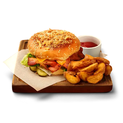 Бургер Гавайский в Шашлыкоff по цене 730 ₽