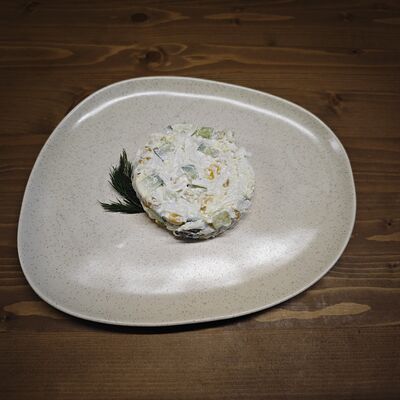 Салат с огурцом, яйцом и кукурузой (лайт) в ATLAS BY CUISINE по цене 240 ₽