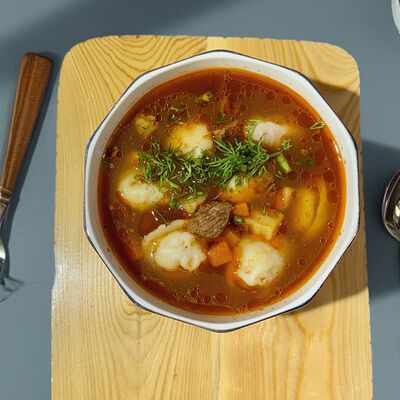 Чучвара (пельмени с бульоном) в Нур по цене 405 ₽