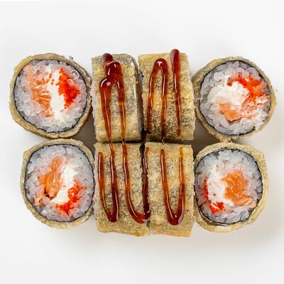 Ролл темпура с лососем в Good Sushi по цене 780 ₽