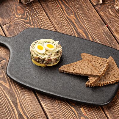 Форшмак из скумбрии с перепелиным яйцомв Паб 357 по цене 455 ₽